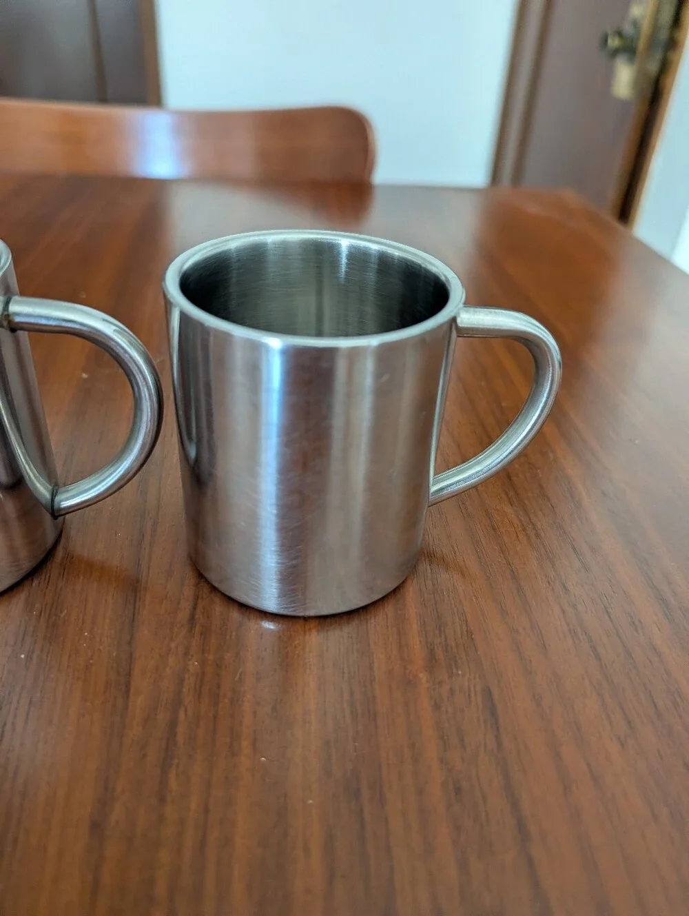 Double Wall Insulated Stainless Steel Coffee Mugs Set of 3